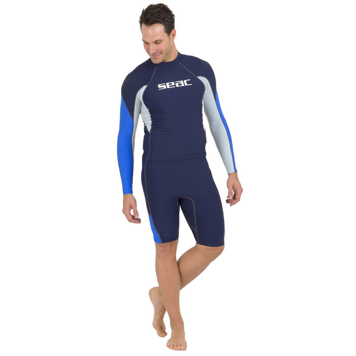 Camisa de Protección Raa Larga Evo Hombre Azul Oscuro S Seac 9316-02