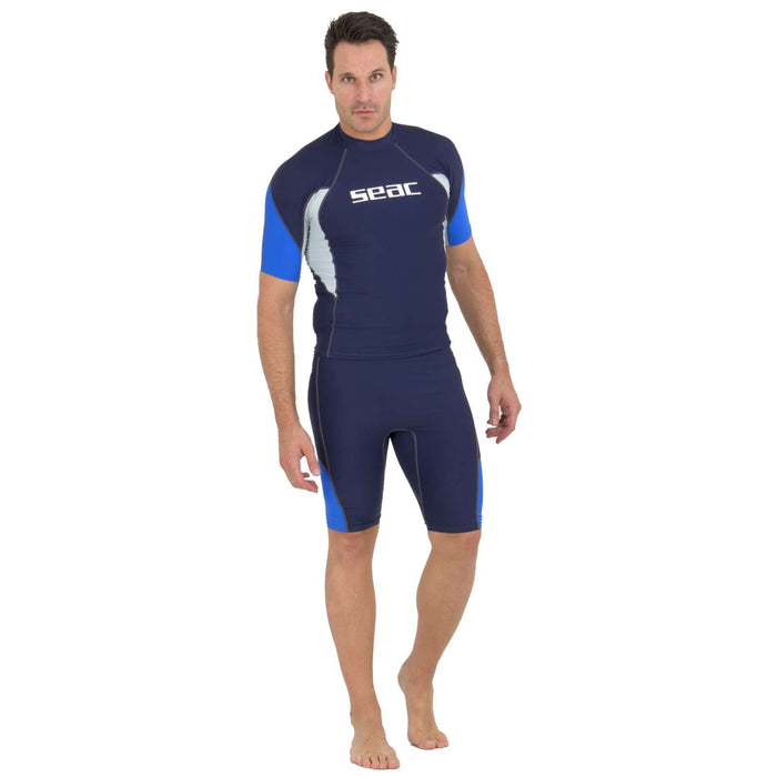 Camisa de Protección Raa Corta Evo Hombre Azul Oscuro XS Seac 9317-01