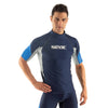 Camisa de Protección Raa Corta Evo Hombre Azul Oscuro S Seac 9317-02