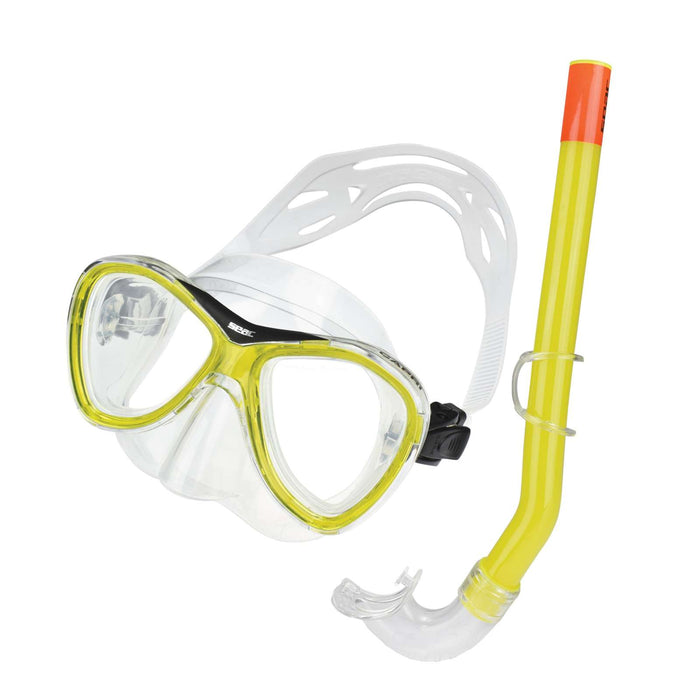 Kit de Esnórquel Capri Slt Z Grande Claro-Amarillo Seac 9464Y