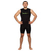 Chaleco de Snorkel Neopreno Celular Abierto Hombre 3mm Negro Talla L Marlin 9879