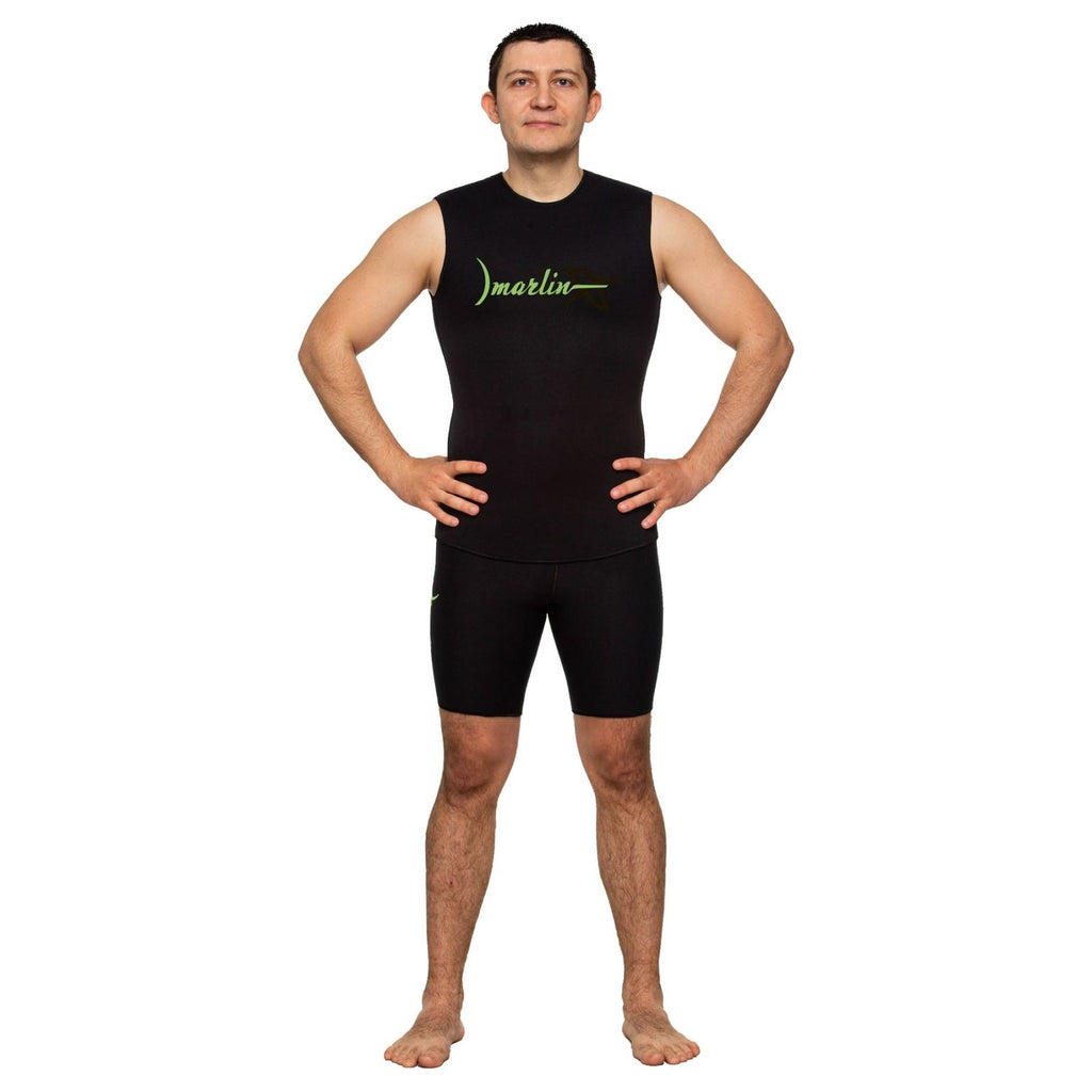 Chaleco de Snorkel Neopreno Celular Abierto Hombre 3mm Negro Talla XXXL Marlin 9895
