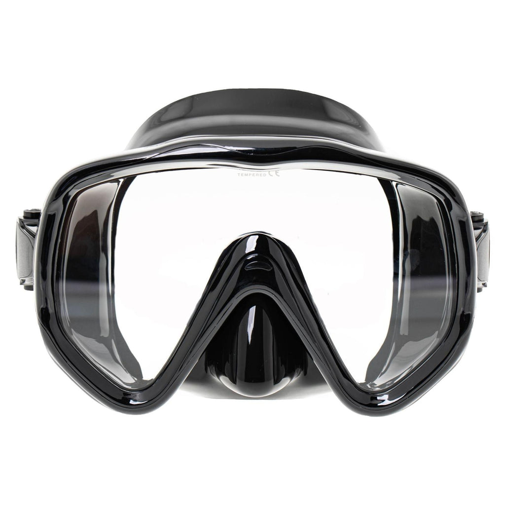 Máscara de buceo Visualator negra Marlin 9899