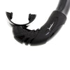 Tubo de snorkel clásico negro Marlin 9903