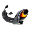 Tubo de snorkel Clásico Suave Negro Marlin 9904