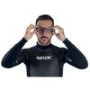 Máscara de Natación Vision Hd Transparente-Rojo Seac 9908R