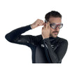 Máscara de Natación Vision Hd Transparente-Rojo Seac 9908R