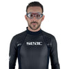 Máscara de Natación Vision Hd Transparente-Rojo Seac 9908R