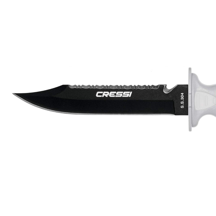 Cuchillo de buceo Giant Negro 30,6cm Cressi BRC556500