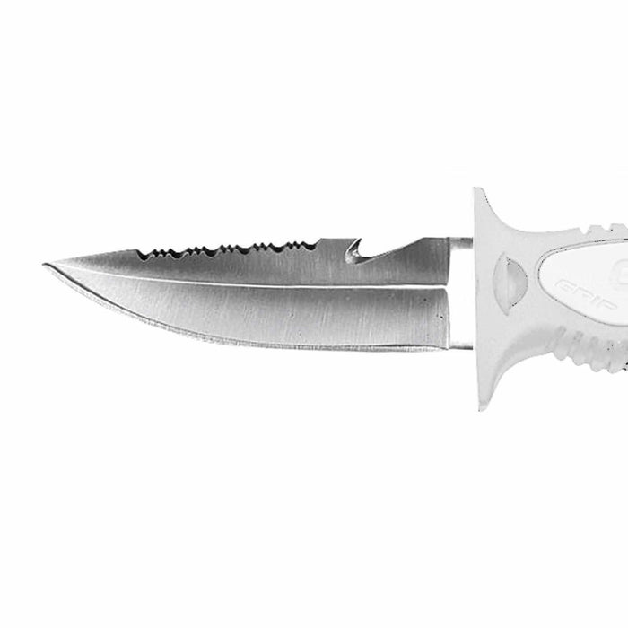 Cuchillo de buceo Grip Titanio Negro 15,7cm Cressi BRC559420