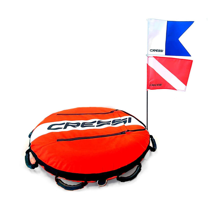 Boya de freediving entrenamiento Pro rojo-fluor Cressi BTA611980