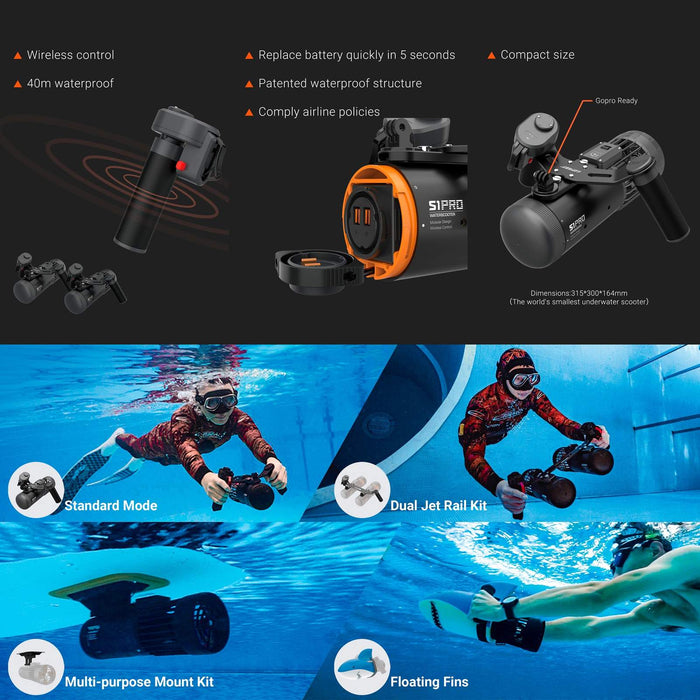 Scooter submarino S1 PRO Lefeet C010022
