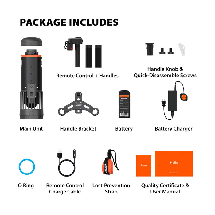 Scooter submarino S1 PRO Lefeet C010022