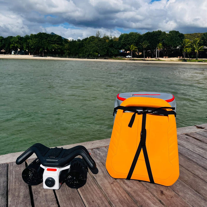 Tabla de natación para scooter submarino C1 Amarillo Lefeet C030002