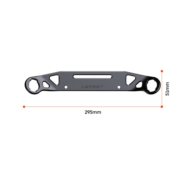 Kit de doble riel para scooters submarinos P1 y P1 XR Negro Lefeet C041001