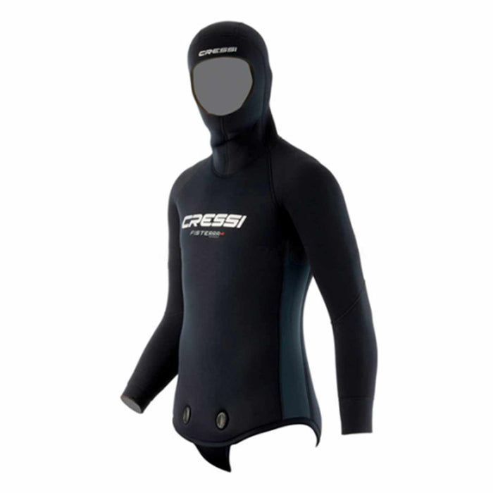 Traje de neopreno Top Fisterra Lc 9mm Negro L-4 Cressi CLK489904CH