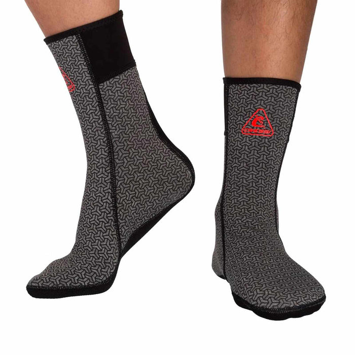 Calcetines de buceo térmicos mono interior gris-negro XXL-46-47 Cressi CLW475706