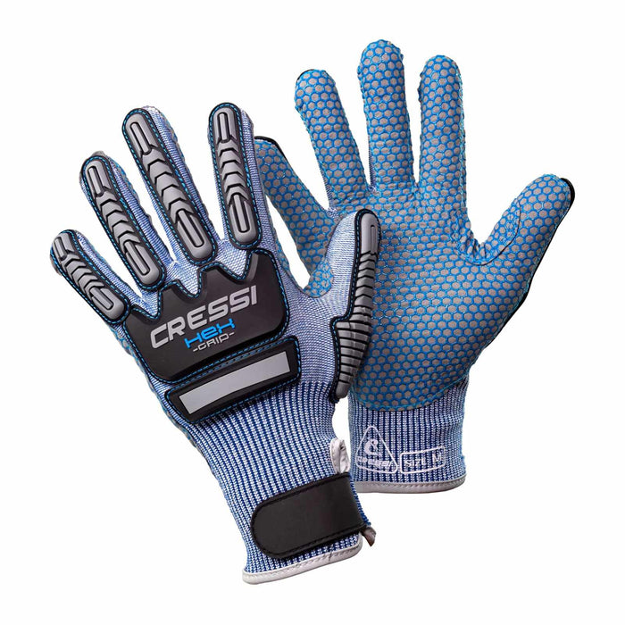 Guantes de buceo Hex Grip 3mm azul XXL Cressi PQ100606