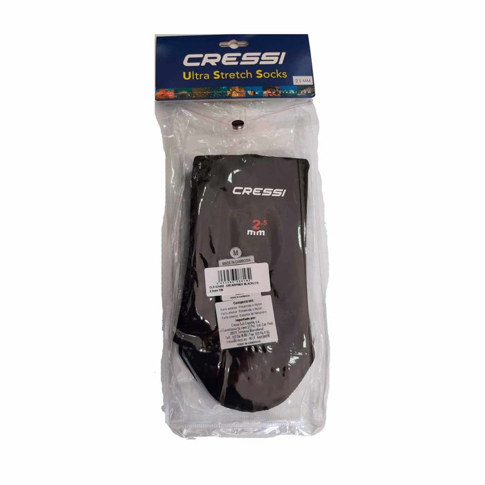 Calcetines de buceo Blacklite 2,5mm negro XL-44-46 Cressi CLX431004