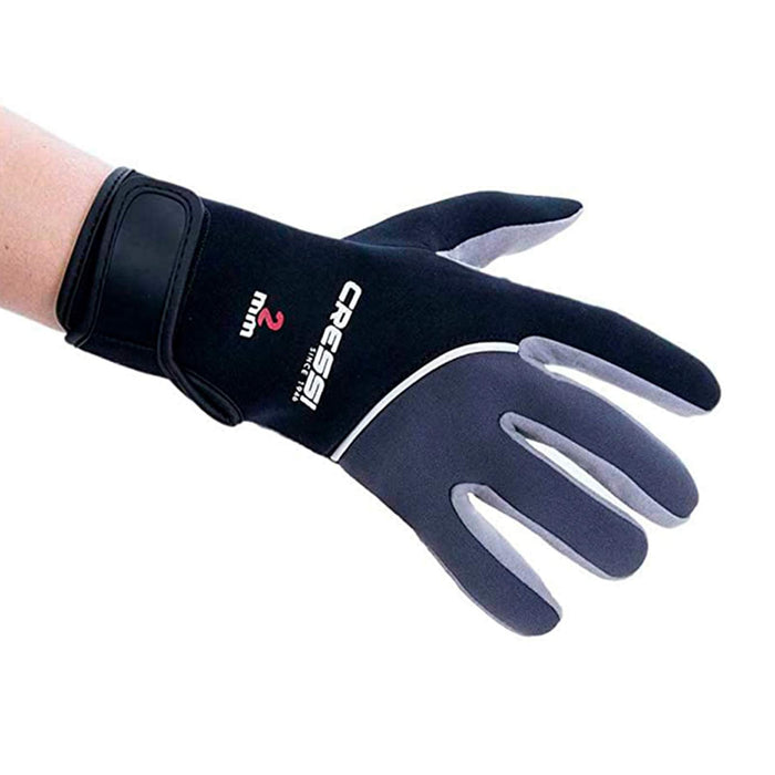 Guantes de buceo Tropical 2mm Negro-Gris S Cressi LX475301