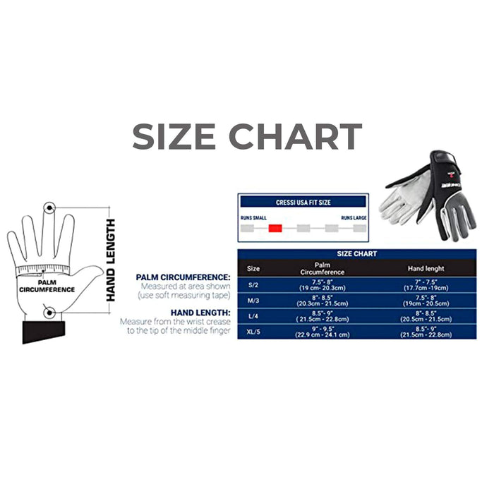 Guantes de buceo Tropical 2mm Negro-Gris S Cressi LX475301