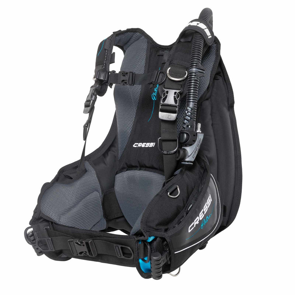 Bcd Elettra Mujer Negro-Azul L Cressi IC774004