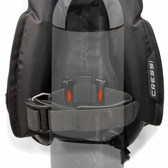 Bcd Elettra Mujer Negro-Azul L Cressi IC774004