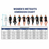 Traje de Neopreno Kuwae Mujer 2-3-4mm Negro-Rosa M-3 Cressi DG002613