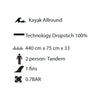 Inflatable Kayak Kohala Caravel 440