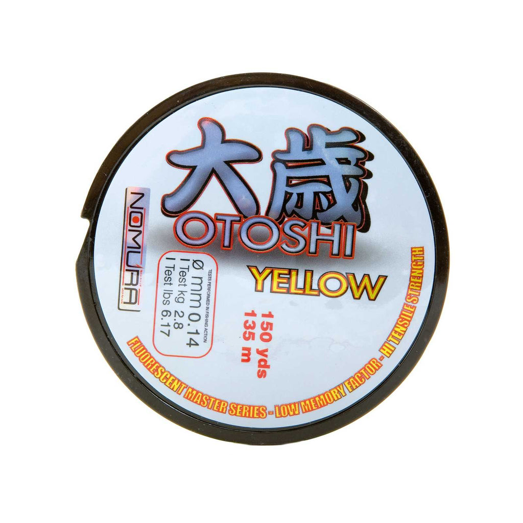 Línea Otoshi Amarillo 135m Diámetro 0,14 Nomura NM31000014