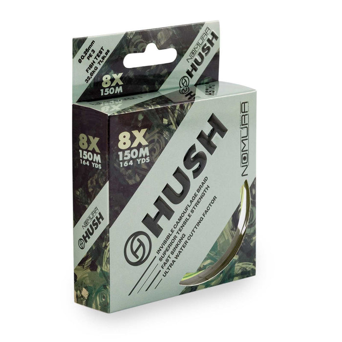 Trenza Hush 8X 150m Diámetro 0,08 Nomura NM34000008