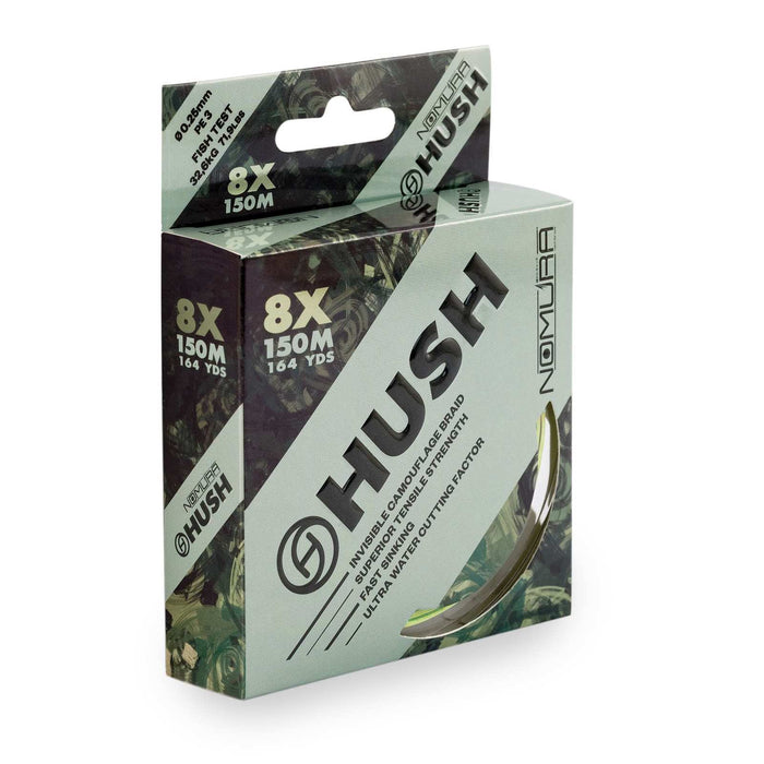 Trenza Hush 8X 150m Diámetro 0,14 Nomura NM34000014