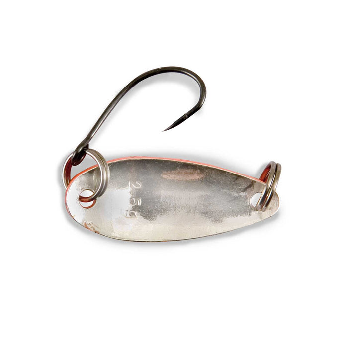 Cucharita de trucha Akira Trout Area Fluo Orange Silver Glitter 3g Nomura NM46156030