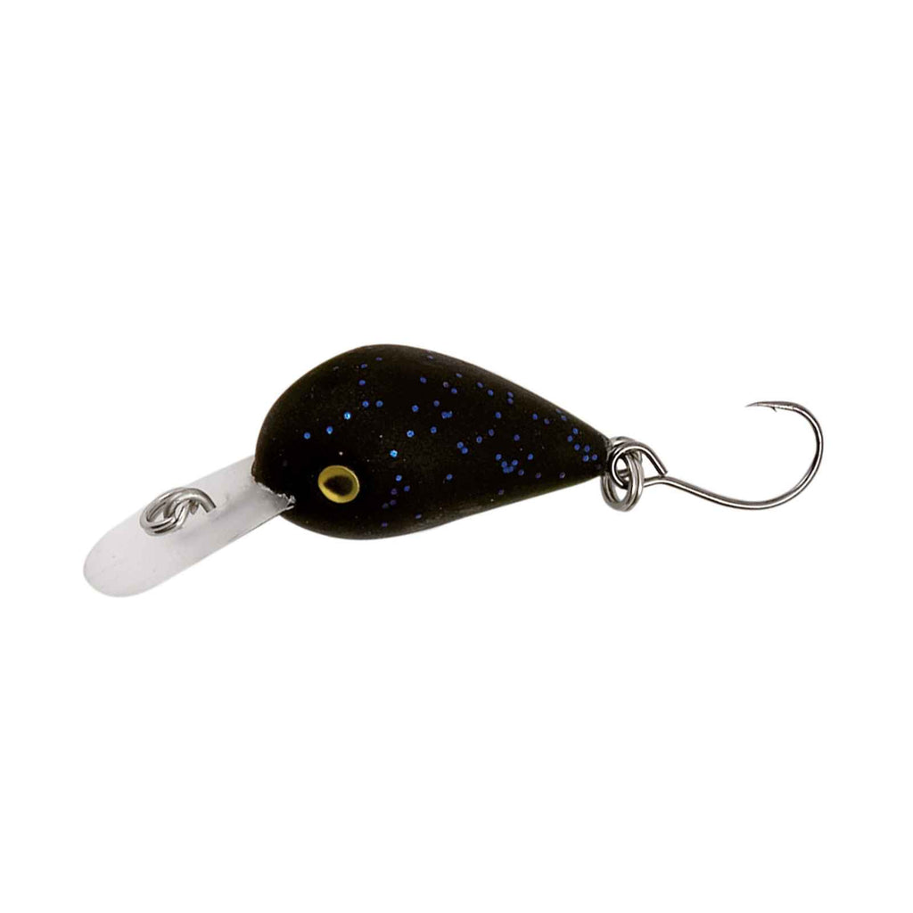 Atrayente Trouty Negro Brillos Azules 2,5cm 2,5g Nomura NM54759202