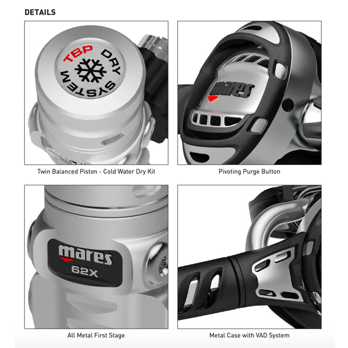 Diving regulator Mares Atlas ADJ 62X